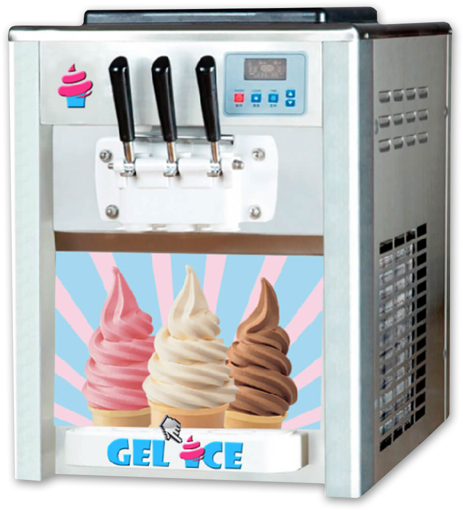 Maquina De Helado Suave Gel Ice De Acero Inoxidable - Machine Ice Cream Soft (1200x1200), Png Download