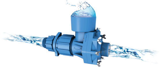 Invest Papa Pump Picture Off-grid - Water Powered Engine (593x278), Png Download