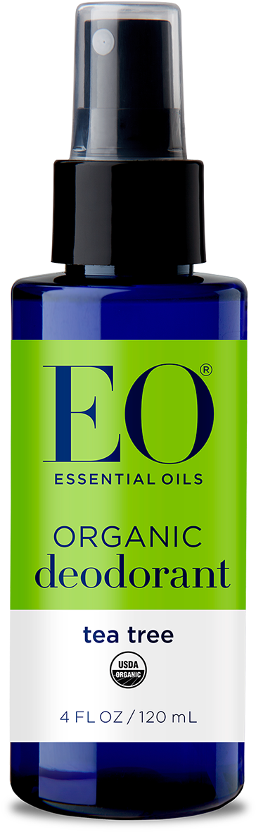 Eo Organic Deodorant Spray Tea Tree - Eo Organic Deodorant Spray, Lavender, 4 Fluid Ounce (1500x1500), Png Download