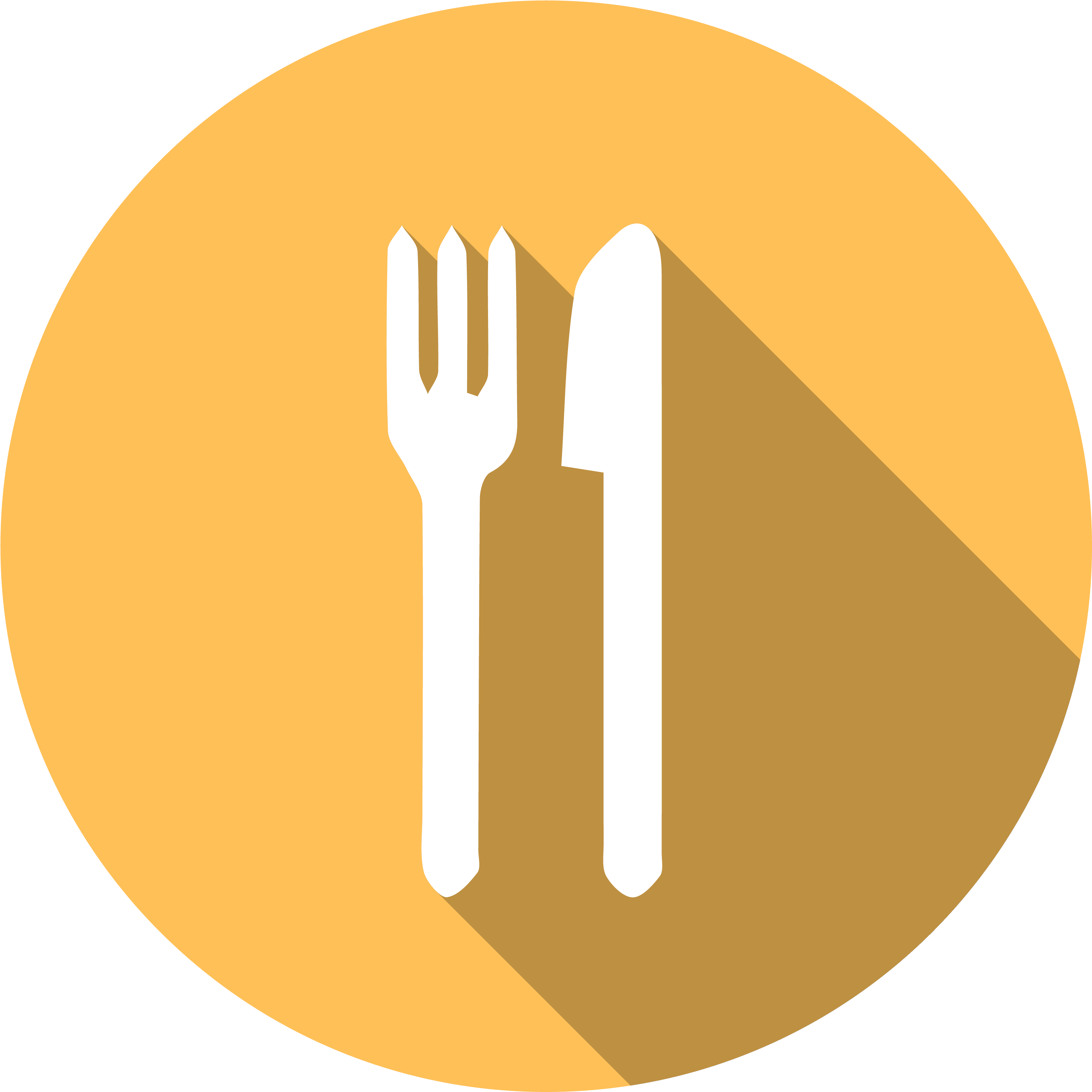Icon Of A Fork And Knife - Dining Area Icon Png (3333x3333), Png Download