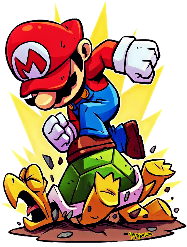 Super Mario Chibi (694x898), Png Download