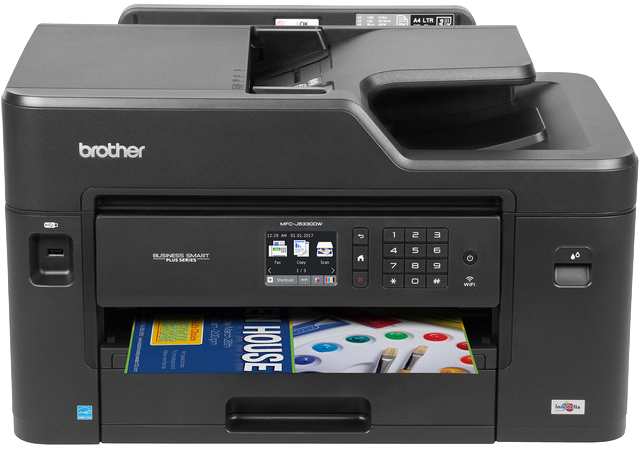 Impresora Brother Mfc-j5330dw Multifuncional De Inyeccion - Brother Mfc J5330dw Printer (640x640), Png Download