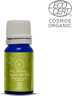 Tea Tree Oil Front - Eco Cert (600x600), Png Download