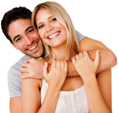 Image - Happy Husband And Wife (456x402), Png Download