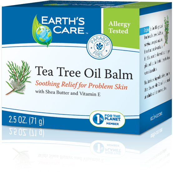 Earth's Care Tea Tree Oil Balm, 2.5 Ounce (576x576), Png Download