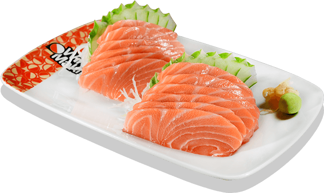 Sashimi Salmão - Sashimi Salmão Png (640x640), Png Download