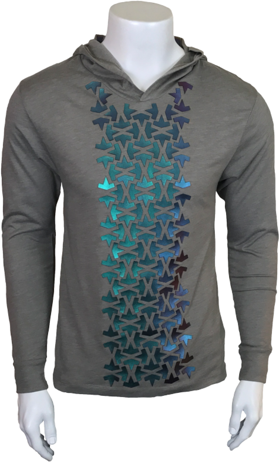 Abstract Houndstooth Hoodie - Hoodie (1000x1562), Png Download