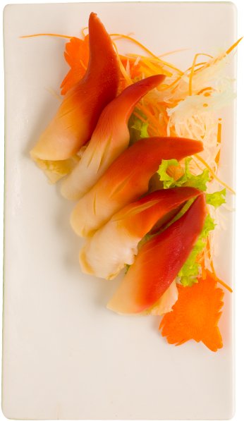 Hokkigai Sashimi - Fish Slice (600x600), Png Download