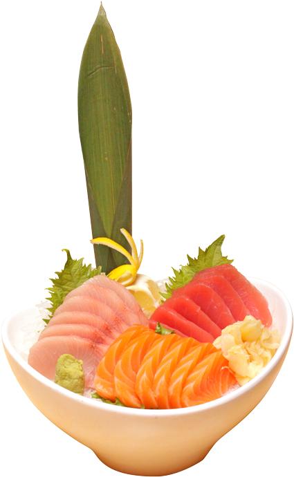 The Tricolor Sashimi May Say It Serves One, But This - Sashimi (434x700), Png Download