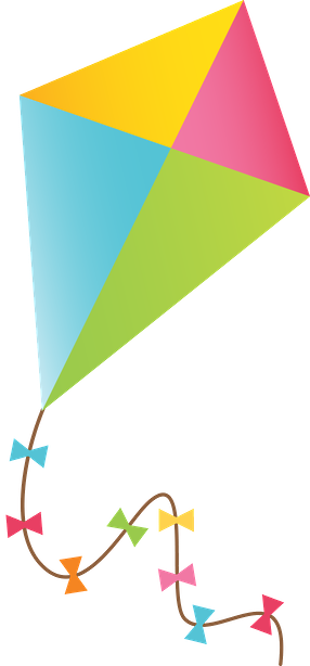 Minus Birthday Party Clipart, Birthday Parties, Printable - Toy Kite Clipart (286x614), Png Download