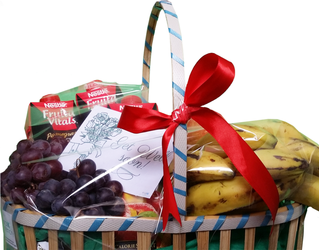 Fresh Fruit Gift Basket - Mishloach Manot (1024x1024), Png Download