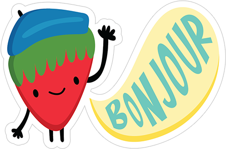Bonjour - Illustration (490x317), Png Download