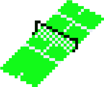 Pixel Tennis Court - Tennis Court Pixel Art (540x440), Png Download