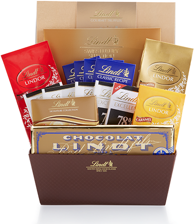 Chocolate Lovers' Gift Basket - Chocolate (450x450), Png Download