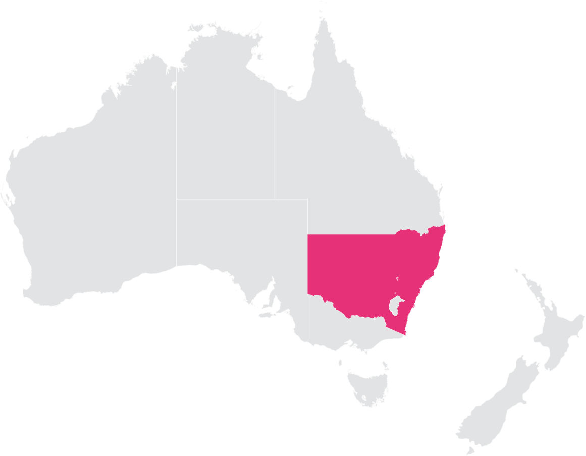Search By State - Same Sex Marriage Australia Map (1161x905), Png Download