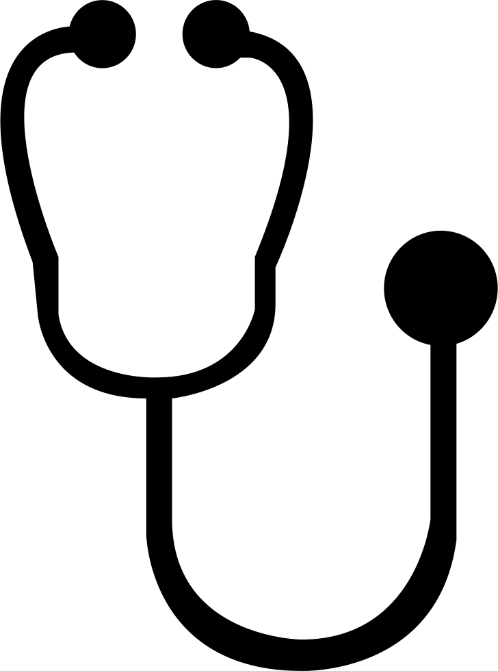 Stethoscope Free Icon - Stethoscope Svg File Free (728x980), Png Download