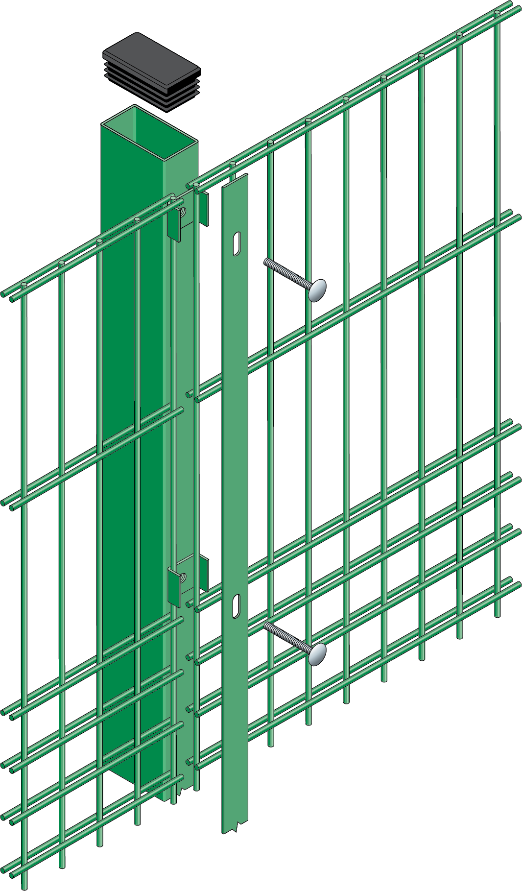 Tennis Court Fencing Dulok Rebound - Statistical Graphics (1066x1819), Png Download
