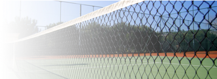 Tennis Court Nets - Tennis (756x175), Png Download