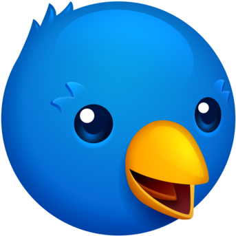Re-imagined From The Ground Up To Be The Mac's Most - Twitterrific For Mac (350x350), Png Download