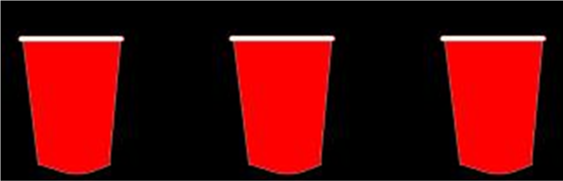 The Mystery Of The Red Cups - Pint Glass (1155x482), Png Download