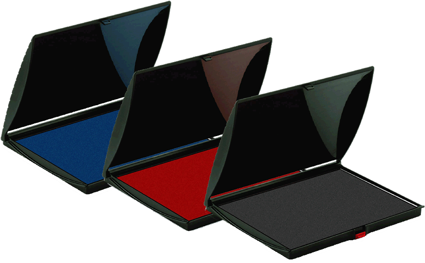 Rubber Stamps - Charles Leonard Inc. Foam Stamp Pad - Large - Black (917x643), Png Download