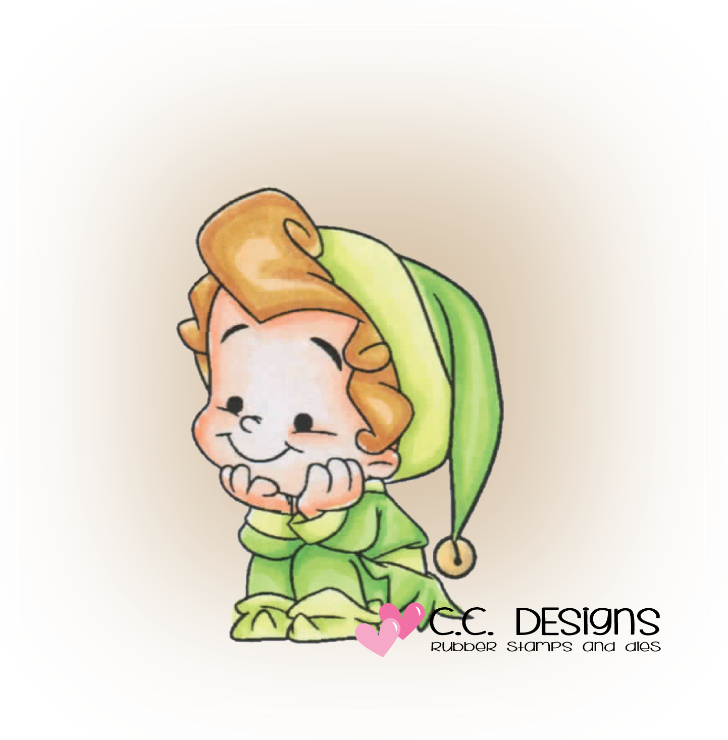 Roberto's Rascals Little Elf Rubber Stamp - Cc Designs Rubber Stamp - Roberto's Rascals Little (1442x1466), Png Download