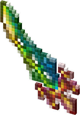Terrablade - Terraria Terra Blade Png (330x418), Png Download
