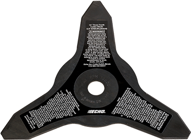 3-tooth Grass & Weed Blade - Echo Srm 210 Blade Attachments (400x400), Png Download