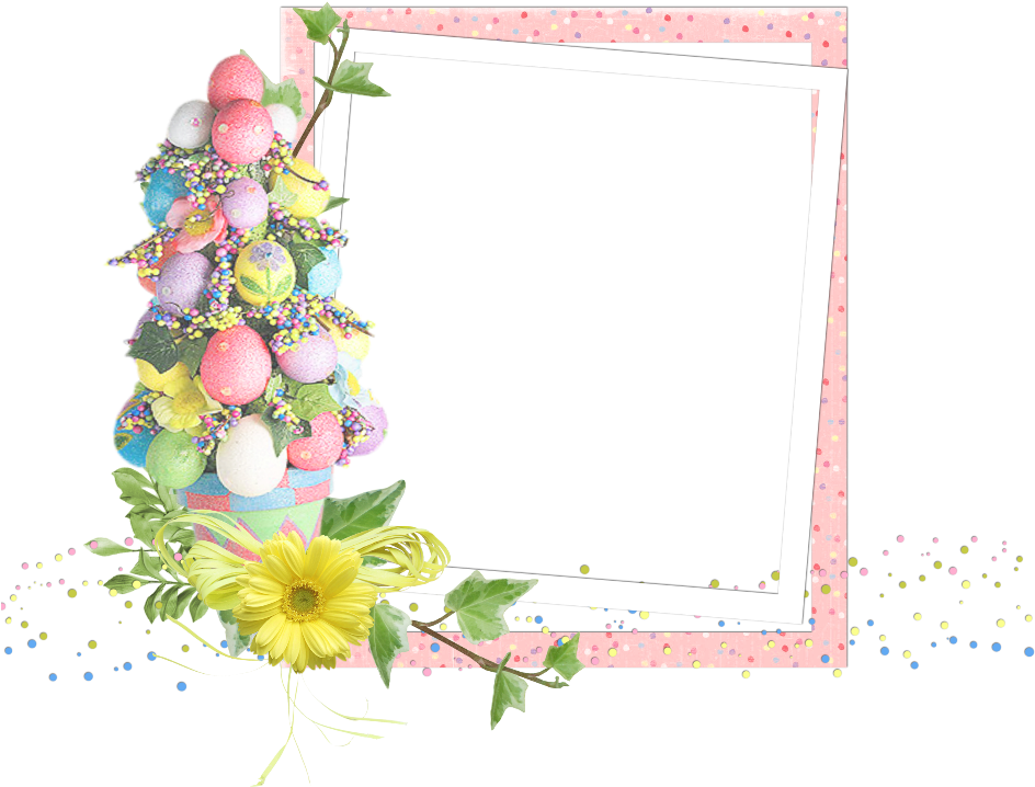 Easter Frame Png Download - Mensagem De Pascoa 2017 (957x737), Png Download