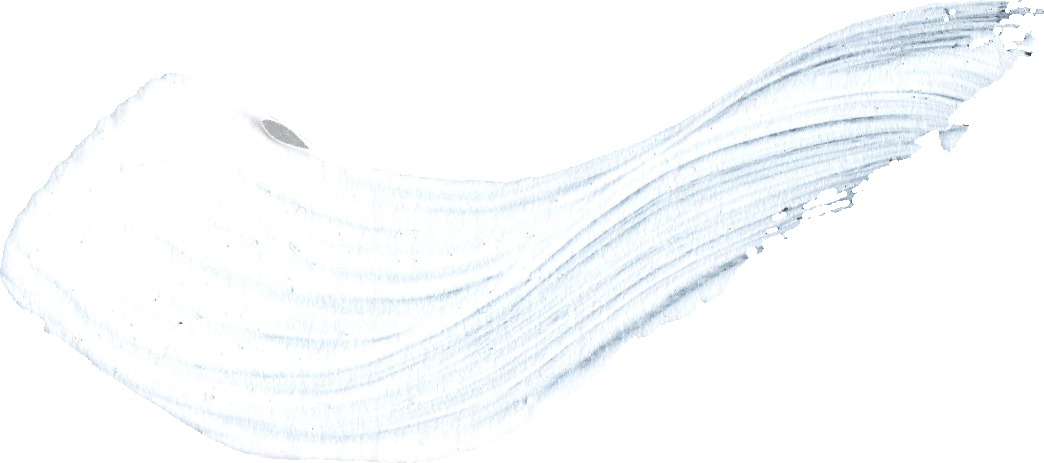 26 White Paint Brush Stroke - Eel (1044x463), Png Download