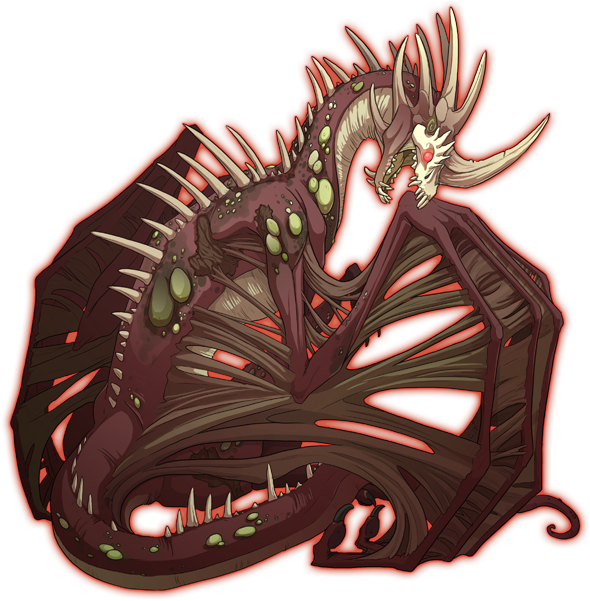 She's Almost The Same As Flamebringer - Flight Rising Plaguebringer (600x600), Png Download