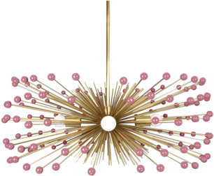 Dark Pink - Chandelier (350x350), Png Download