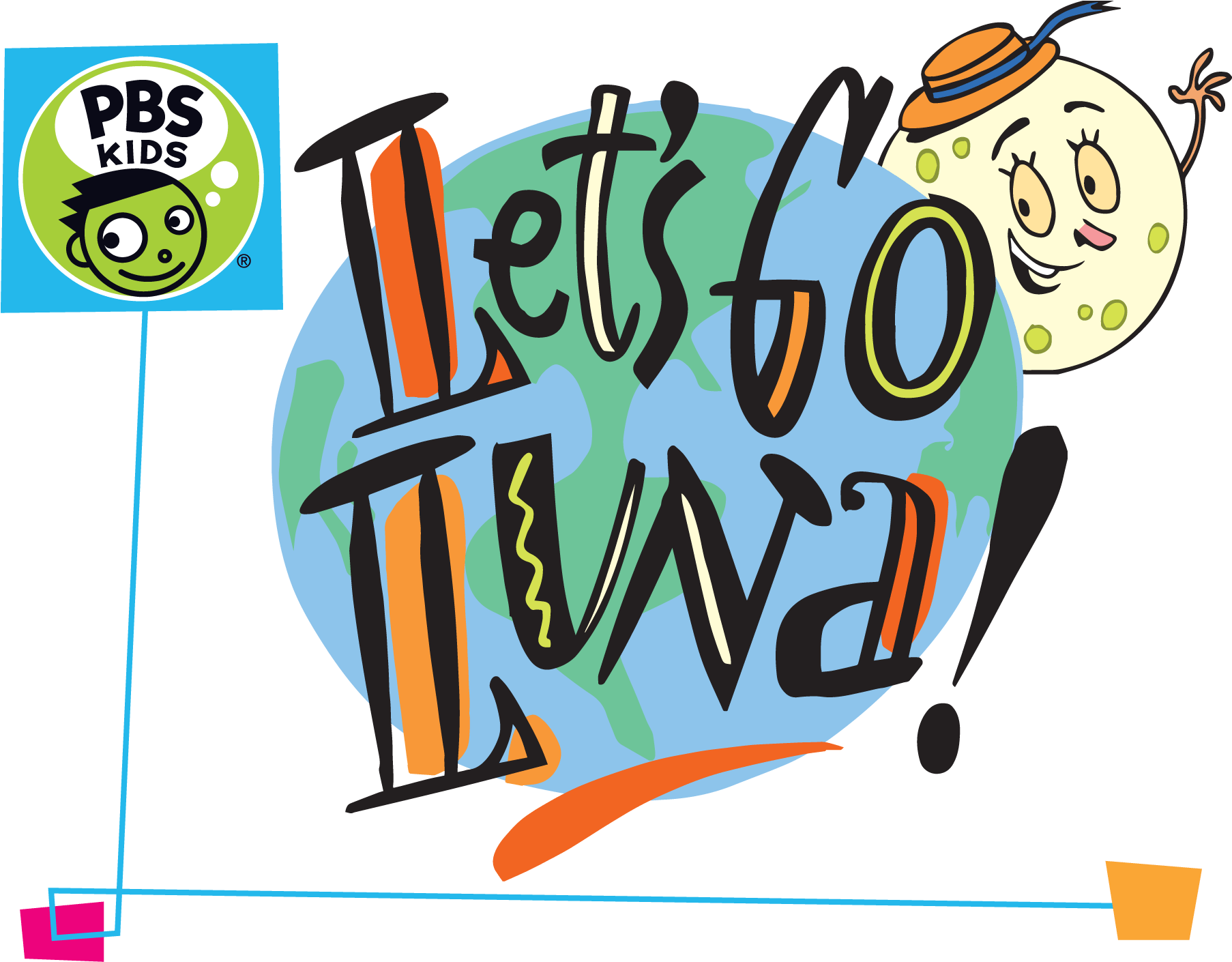 Pbs Kids Special, Let's Go Luna Christmas Around The - Let's Go Luna Pbs (1875x1428), Png Download