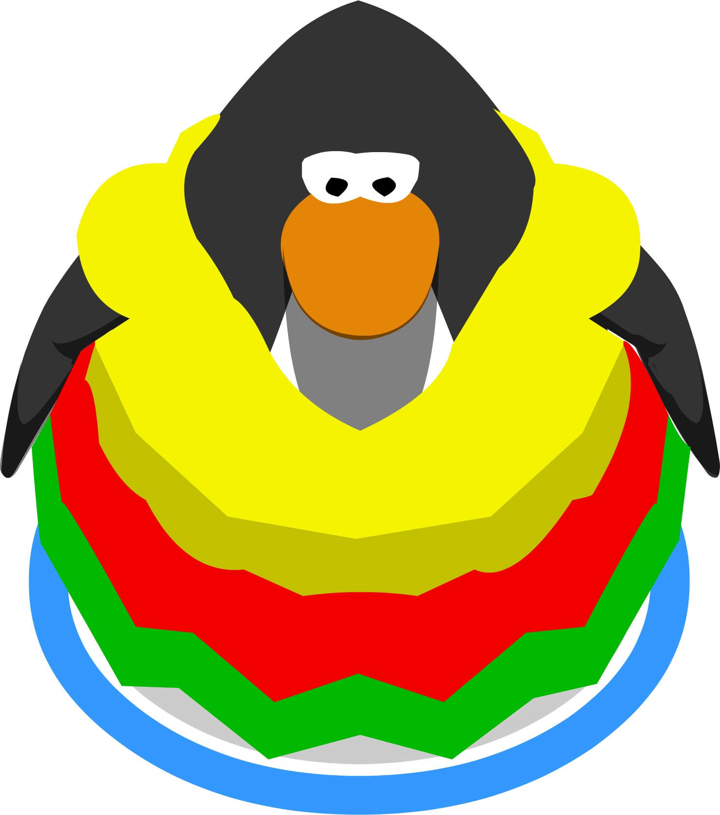 Flamenco Dress Ig - Club Penguin Rewritten Unreleased (1482x1677), Png Download