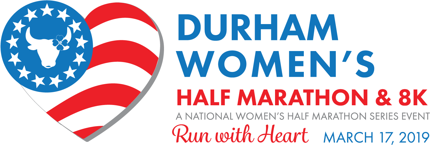 2019 Durham Women's Half Marathon & 8k - Naperville Women's Half Marathon (1511x514), Png Download