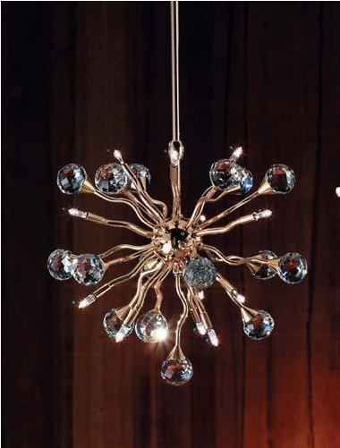 Lu 2329/36/55 Gold Swarovski Crystal Chandelier - Orion Galaxy Lu2329/12/35 Gold (500x500), Png Download