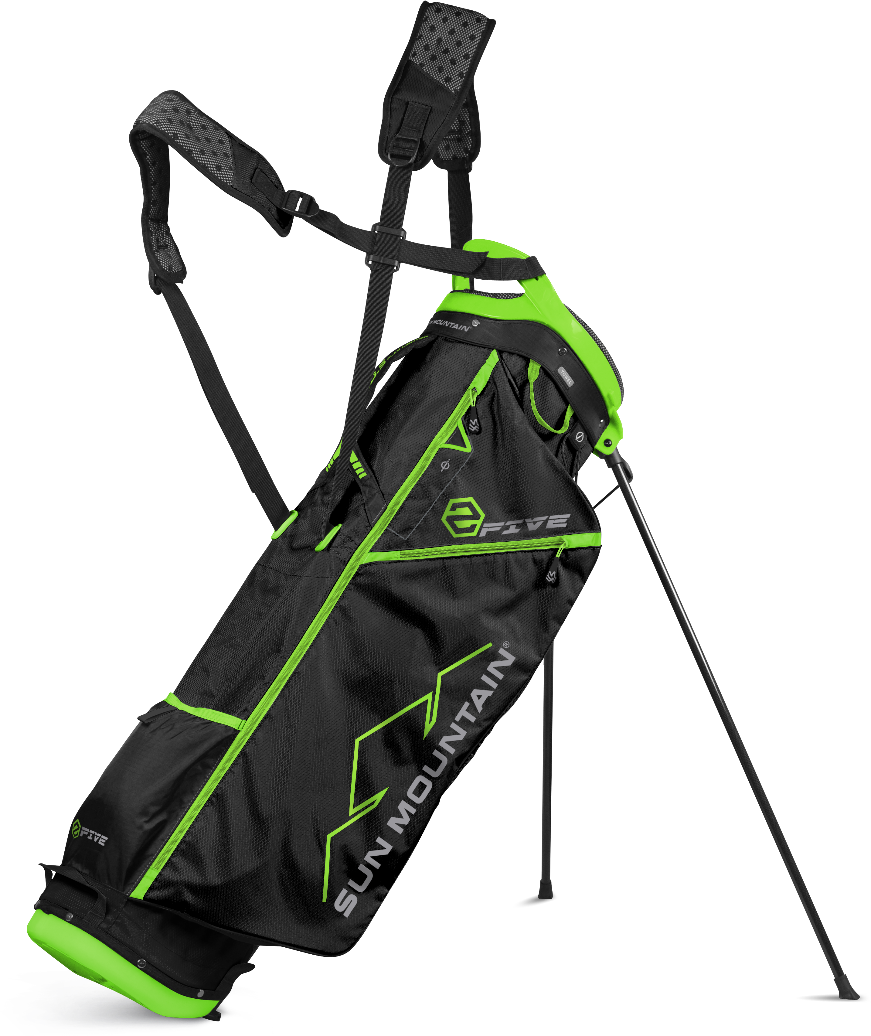 Sun Mountain's 2five Bag - Sun Mountain 2 Five Stand Bag Purple/white (3264x4928), Png Download