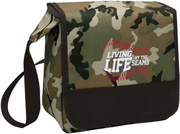 Life By The Seams - Port Authority Bg753 Lunch Cooler Messenger - Military (600x600), Png Download