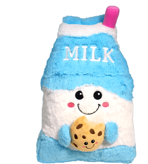 Milk And Cookies Pillow - Iscream Scented Furry Pillow (550x550), Png Download