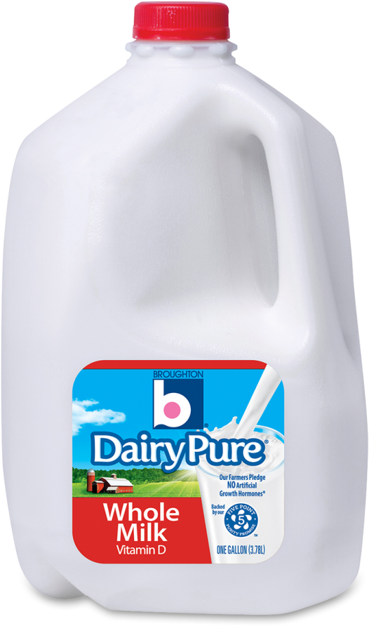 Broughton Dairypure Whole Milk - Dairy Pure 2 Milk (547x900), Png Download