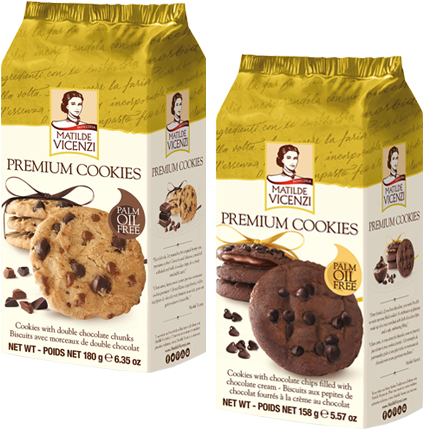 Our Range Of Vicenzi Products Now Includes The Premium - Vicenzi Premium Cookies (450x450), Png Download