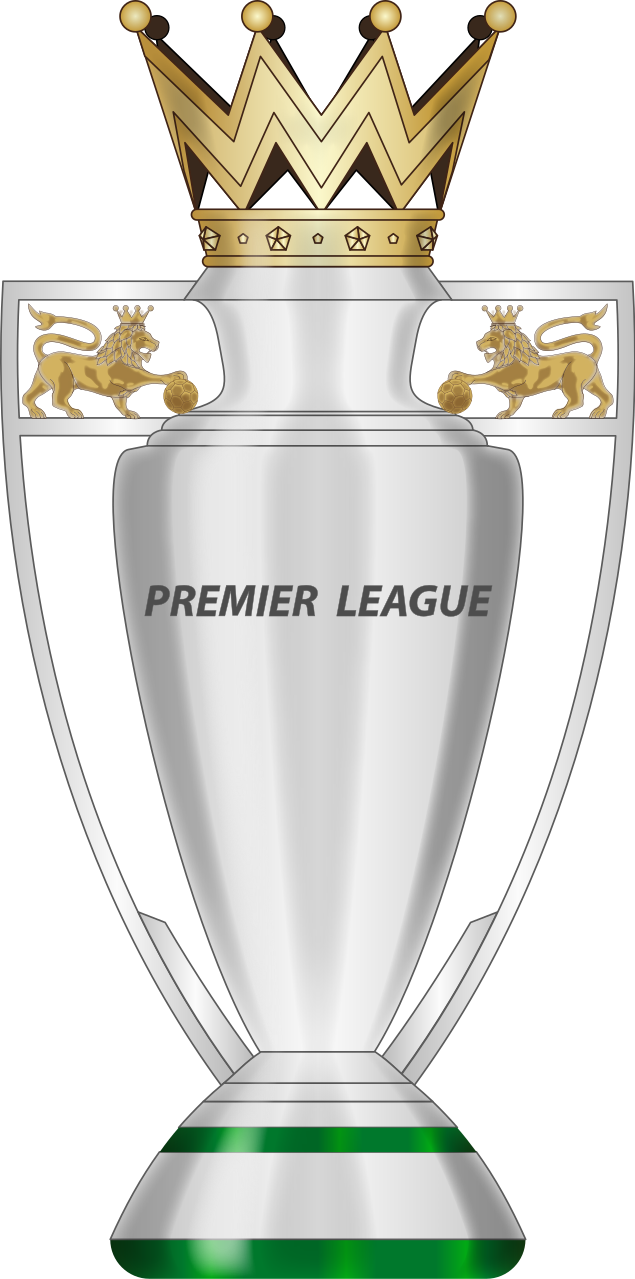 Premier League Trophy Trophy Cup, Premier League, Badge - Premier League Trophy Vector (635x1279), Png Download