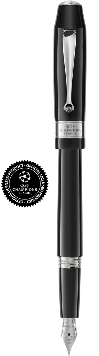 Ucl Trophy Fountain Pen - Uefa Champions League (472x1200), Png Download
