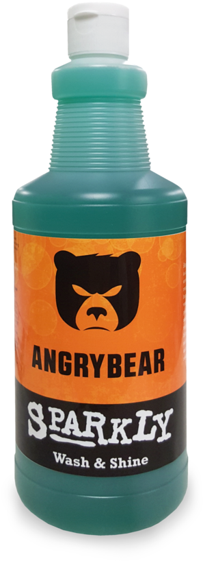 Angry Bear Sparkly Bike Wash - Bicycle (663x960), Png Download