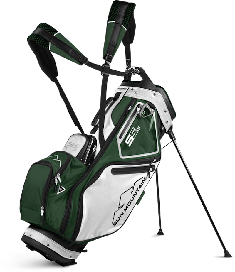 5 Ls Black Green White - Sun Mountain 5.5 Golf Bag (800x927), Png Download