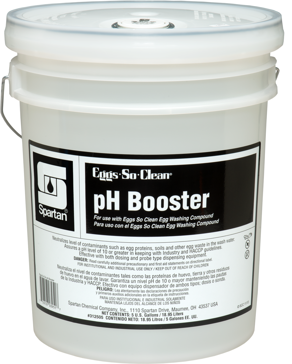 312505 Eggs So Clean Ph Booster - Spartan Dmq Damp Mop Neutral Disinfectant Cleaner- (1355x1896), Png Download