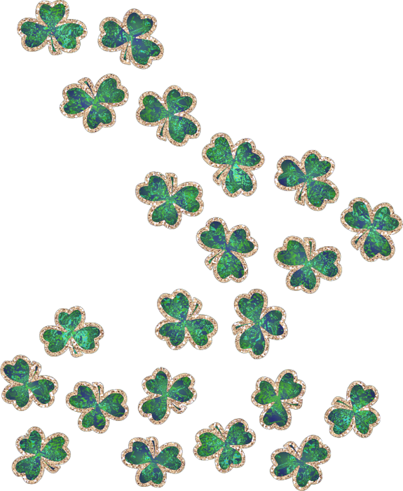 St Patrick's Day - Flower (575x700), Png Download