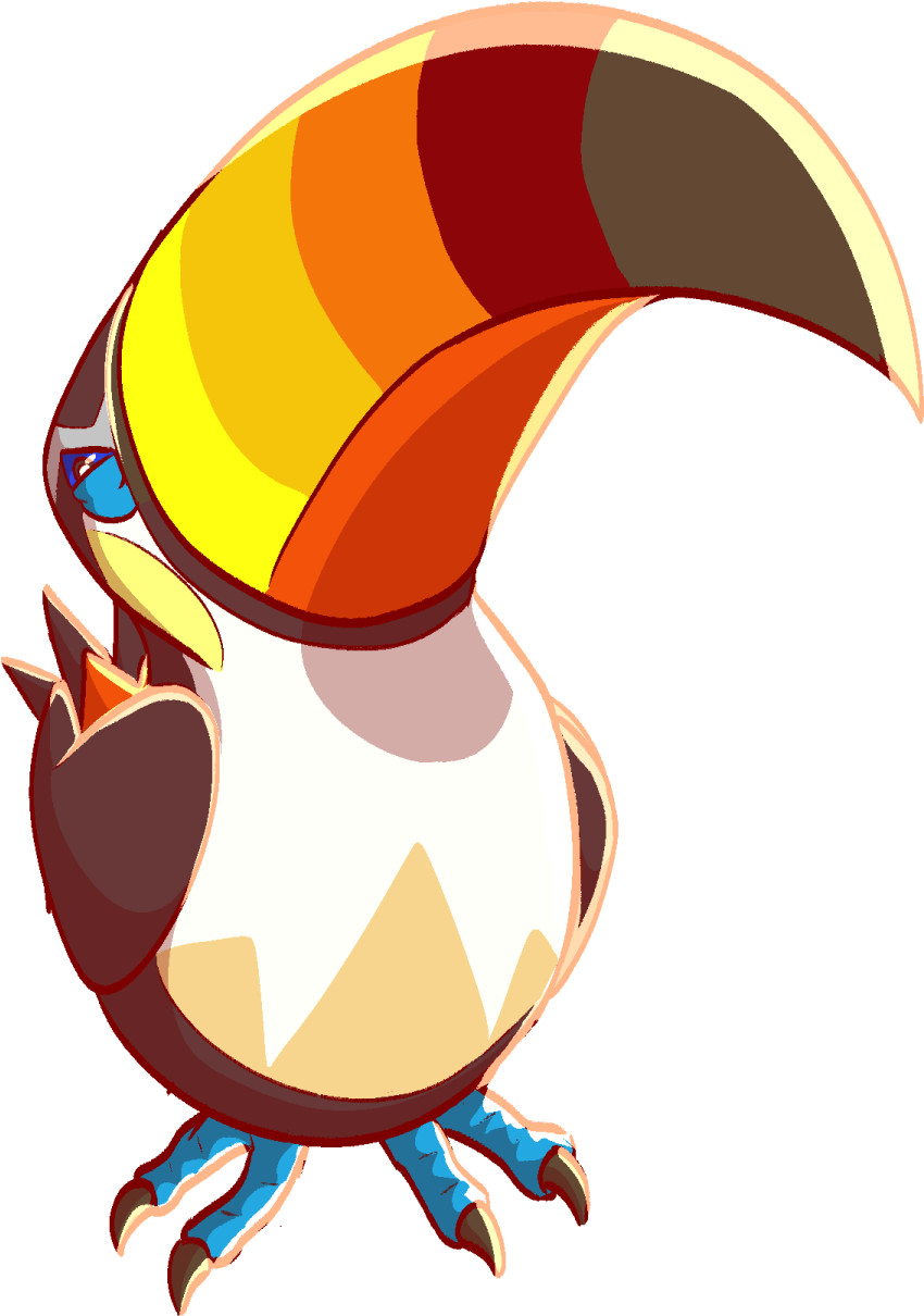 🔫😡🐤 - Pokemon Toucannon Fanart (887x1226), Png Download