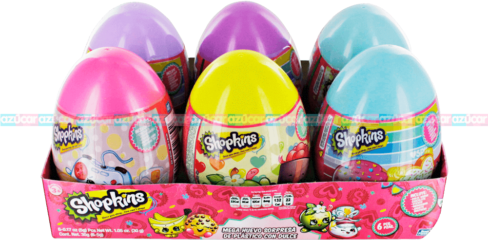 Bondy Fiesta Mega Huevo Shopkins 8/6 Bondy Fiesta - Shopkins Small Mart And Season 5 12-pack Bundle (1000x1000), Png Download