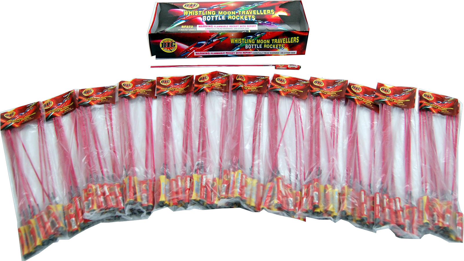 Whistling Moon Traveler Bottle Rockets - Rocket (1667x1250), Png Download